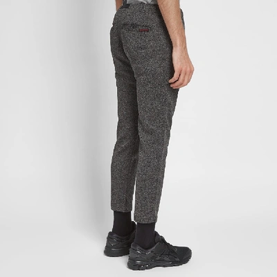 Shop Gramicci Bonding Knit Fleece Slim Pant In Grey