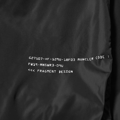 Shop Moncler Genius - 7 Moncler Fragment Hiroshi Fujiwara Track Pant In Black