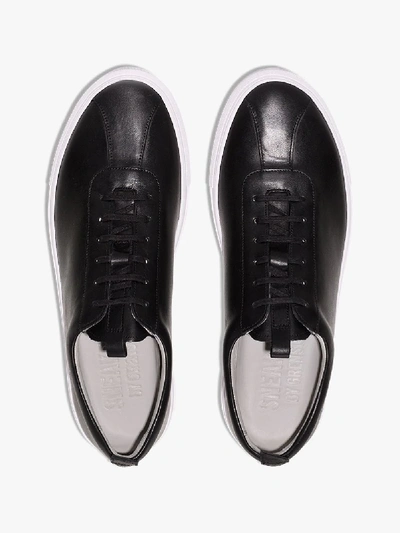 Shop Grenson Low Top Leather Sneakers - Men's - Leather/rubber In Black