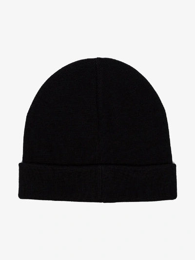 Shop Givenchy Black Logo Beanie Hat