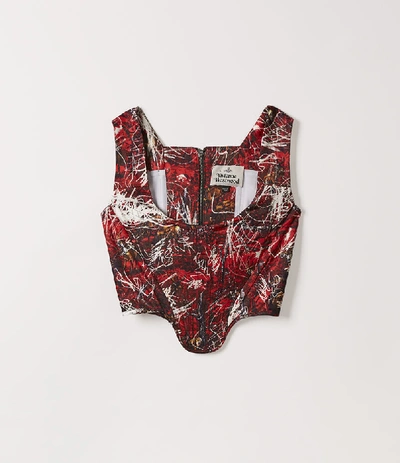 Shop Vivienne Westwood Harlet Corset Orgy Print