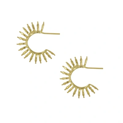 Shop Ottoman Hands Aylin Gold Hoop Earrings