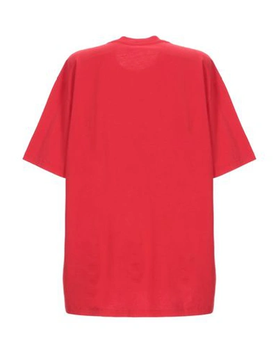 Shop Etro T-shirts In Red