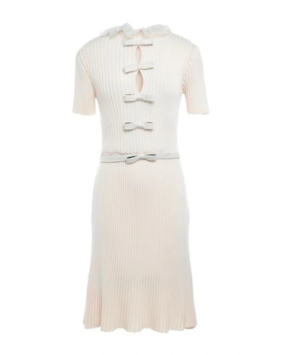 Shop Giambattista Valli Knee-length Dress In Ivory