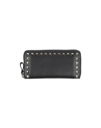 Shop Valentino Wallet In Black