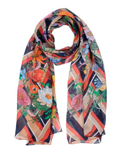 Shop Gucci Scarves In Light Brown