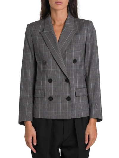 Shop Isabel Marant Étoile Visby Double Breatsed Blazer In Grigio