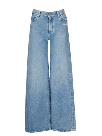 Shop Off-white Jeans In Blue