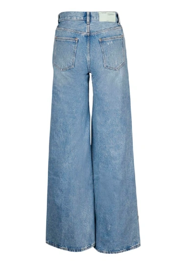 Shop Off-white Jeans In Blue