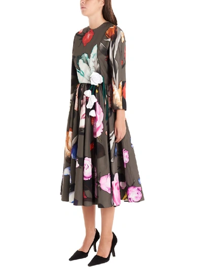 Shop Prada Beauty Flower Dress In Multicolor