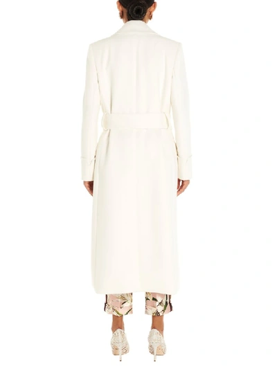 Shop Dolce & Gabbana Coat In White