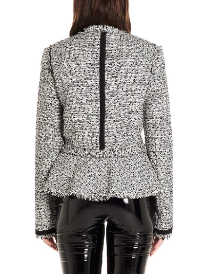 Shop Karl Lagerfeld Jacket In Black & White