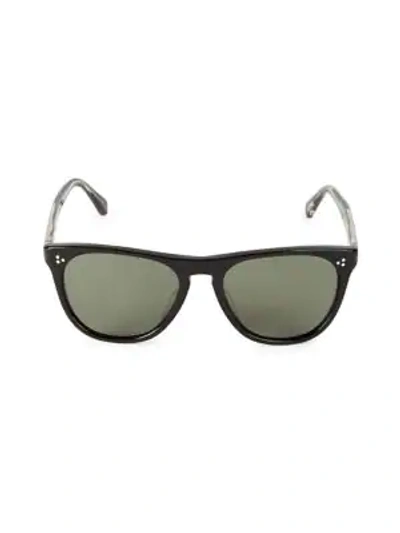 Shop Oliver Peoples Rs20 Daddy 55mm Square Sunglasses In Black