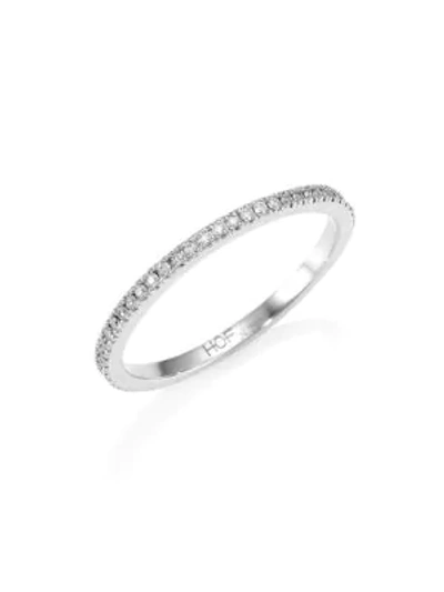 Shop Hearts On Fire Women's Hof Classic 18k White Gold & Diamond Prong-set Ring
