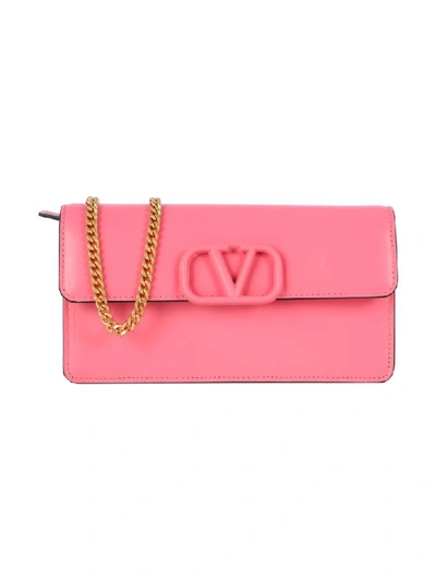 Shop Valentino Wallet On Chain V Sling In U Mac Rose