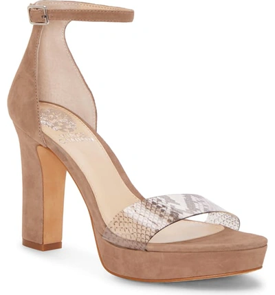 Shop Vince Camuto Sathina Sandal In Multi Leather