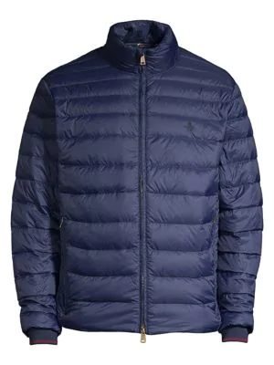 polo ralph lauren men's quilted down jacket