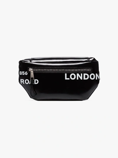 Shop Burberry Black Graphic Sonny Belt Bag