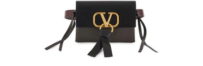 Shop Valentino Garavani Vringbelt-bag In Nero/rubin/graphite/nero