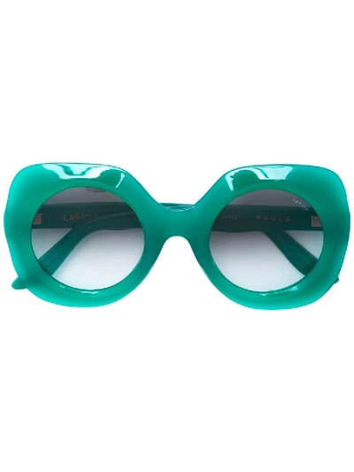 Shop Lapima Green Paula Sunglasses