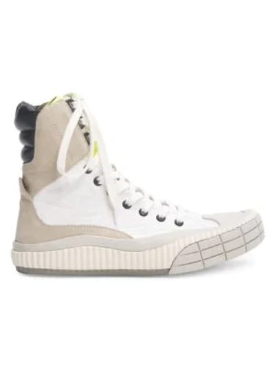 Shop Chloé Clint High-top Sneakers In Soft White