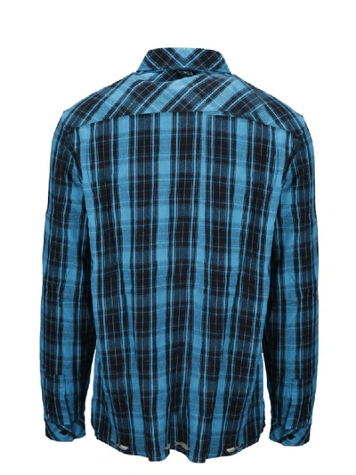 Shop Marcelo Burlon County Of Milan Camicia In Blue