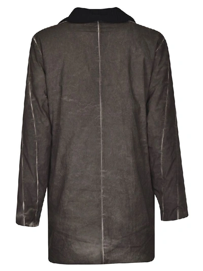Shop Transit Side Slit Zipped Coat In Charcoal