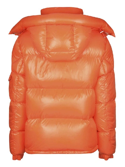 Shop Moncler Wilson Padded Jacket In Orange