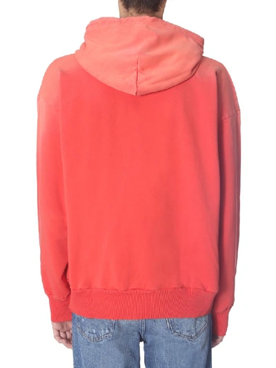 Shop Diesel S-alby-sun Sweatshirt In Rosso