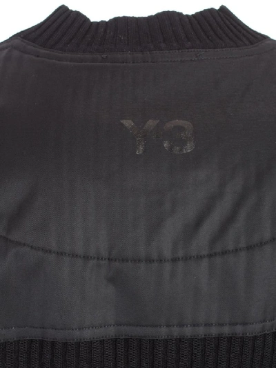 Shop Y-3 Bomber Jacket Nylon In Black