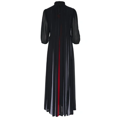 Shop Daneh Maxi Long Sleeve Paneled Dress