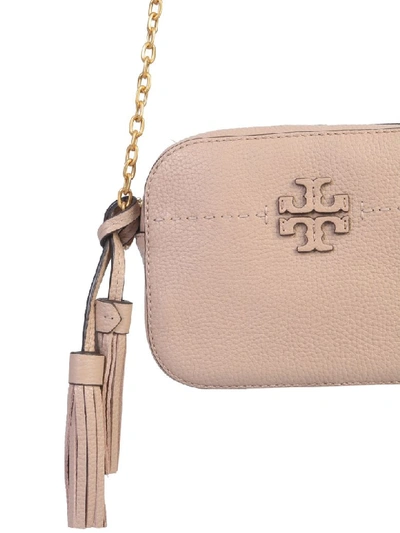 Shop Tory Burch Mcgraw Room Bag In Nude