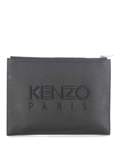 Shop Kenzo Luggage In Nero