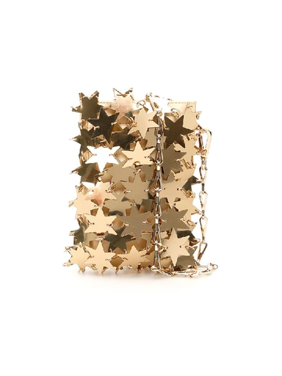 Shop Paco Rabanne Iconic 1969 Star Mini Bag In Light Gold (beige)