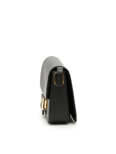 Shop Prada Embleme Bag In Nero (black)