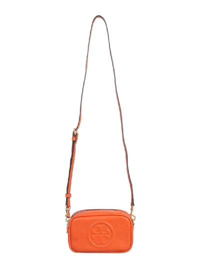 Shop Tory Burch Mini Perry Bombe Bag In Arancione