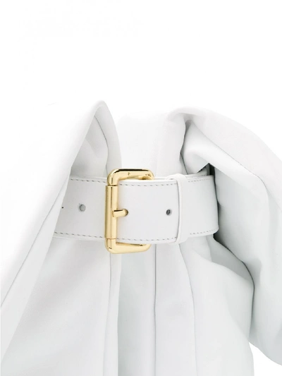 Shop Jacquemus Leather Belt In White
