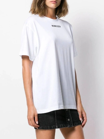 Shop Burberry Unicorn Oversized T-shirt In White