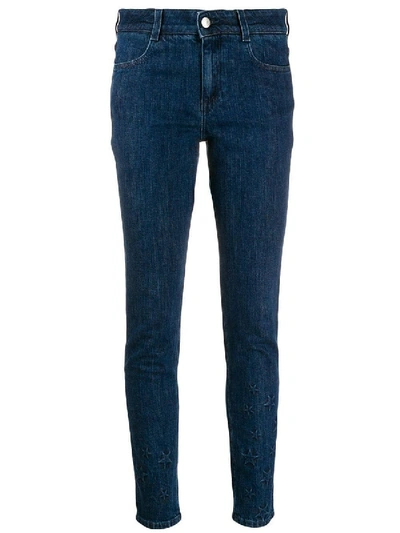Shop Stella Mccartney Star-embossed Skinny Jeans