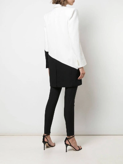 Shop Givenchy Black And White Blazer In Black & White