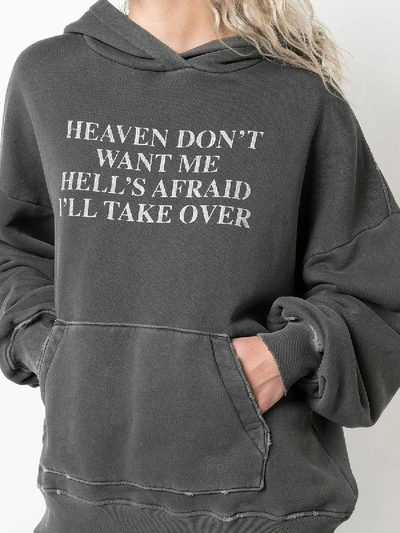 Shop Amiri Heaven And Hell Hoodie