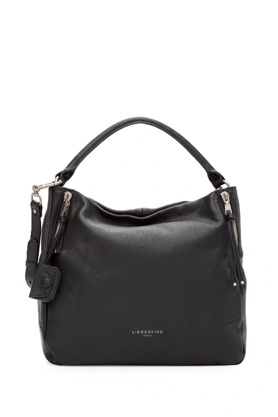 Shop Liebeskind Berlin Kano Marrakesh Leather Handbag In Black