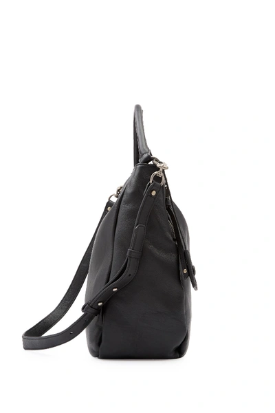 Shop Liebeskind Berlin Kano Marrakesh Leather Handbag In Black