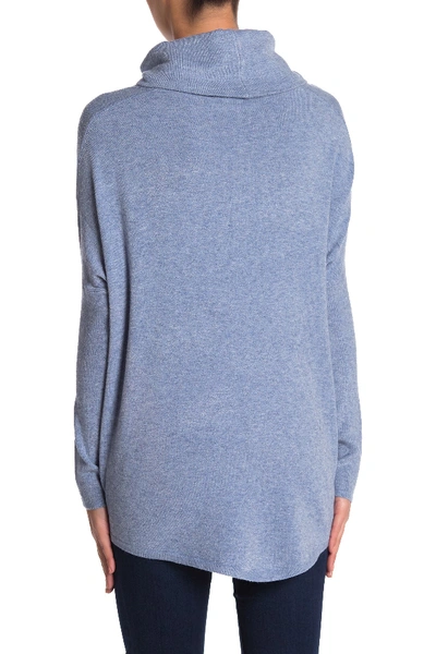 Shop Cyrus Cowl Neck Sweater In Denim Blue