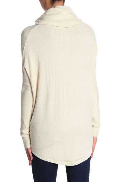 Shop Cyrus Cowl Neck Sweater In Cream
