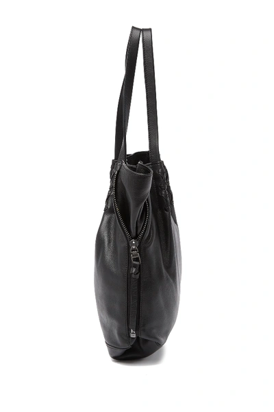 Shop Kooba Bodhi Expandable Leather Tote In 08-black
