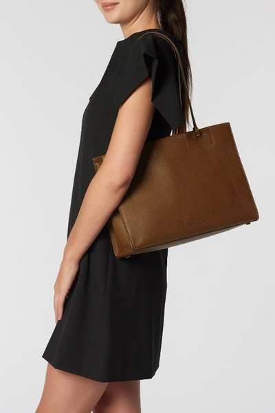 Etienne Aigner Colette Leather Tote Bag In Toffee letof ModeSens