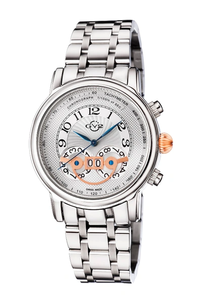 Shop Gevril Men's Montreux Bracelet Watch, 44mm