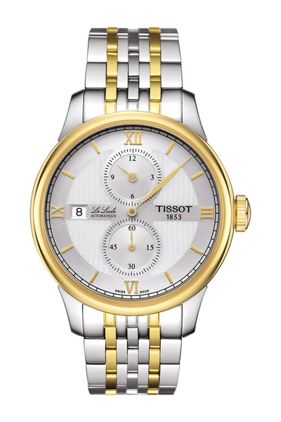Shop Tissot Men's Le Locle Automatic Bracelet Watch, 39mm
