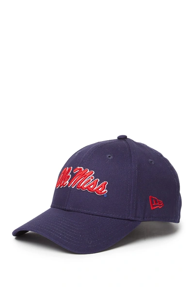 Shop New Era 9forty Ole Miss Rebels Baseball Cap In Blue